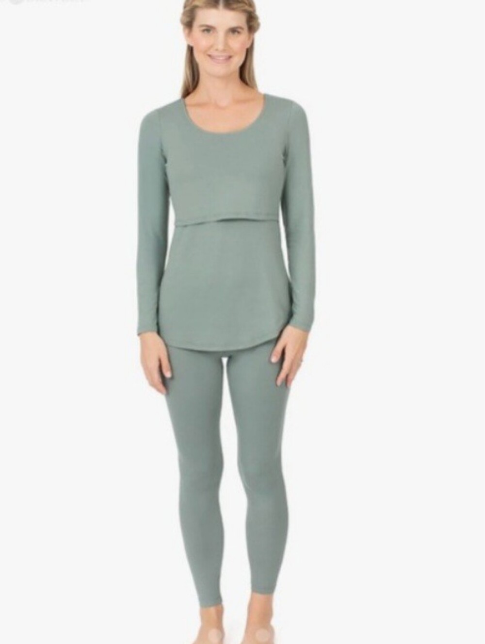 Kindred Bravely Sage Green Nursing Jane PJ Set